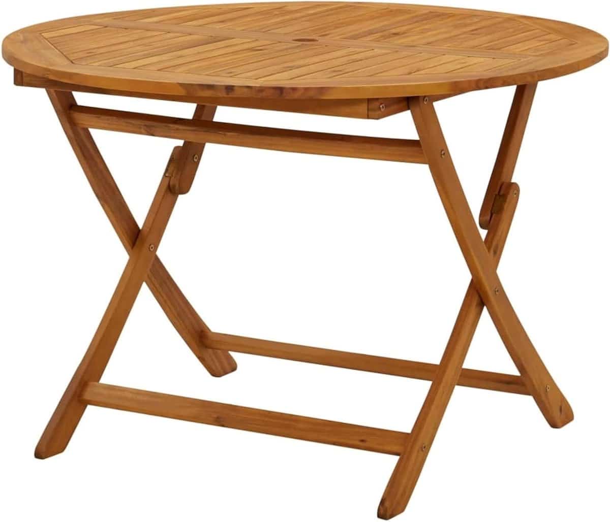 houten tuintafel klaptafel balkon buiten eten weerbestendig