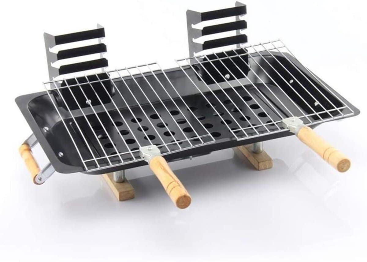 houtskool bbq grill draagbare grill buiten koken