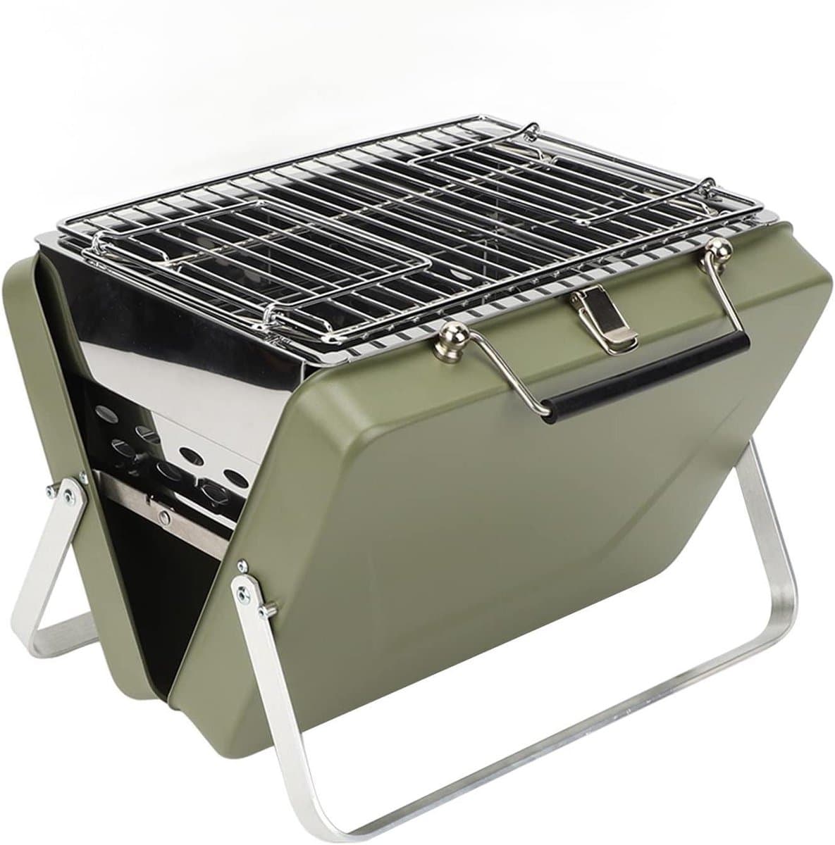 houtskool bbq grill draagbare grill buiten koken