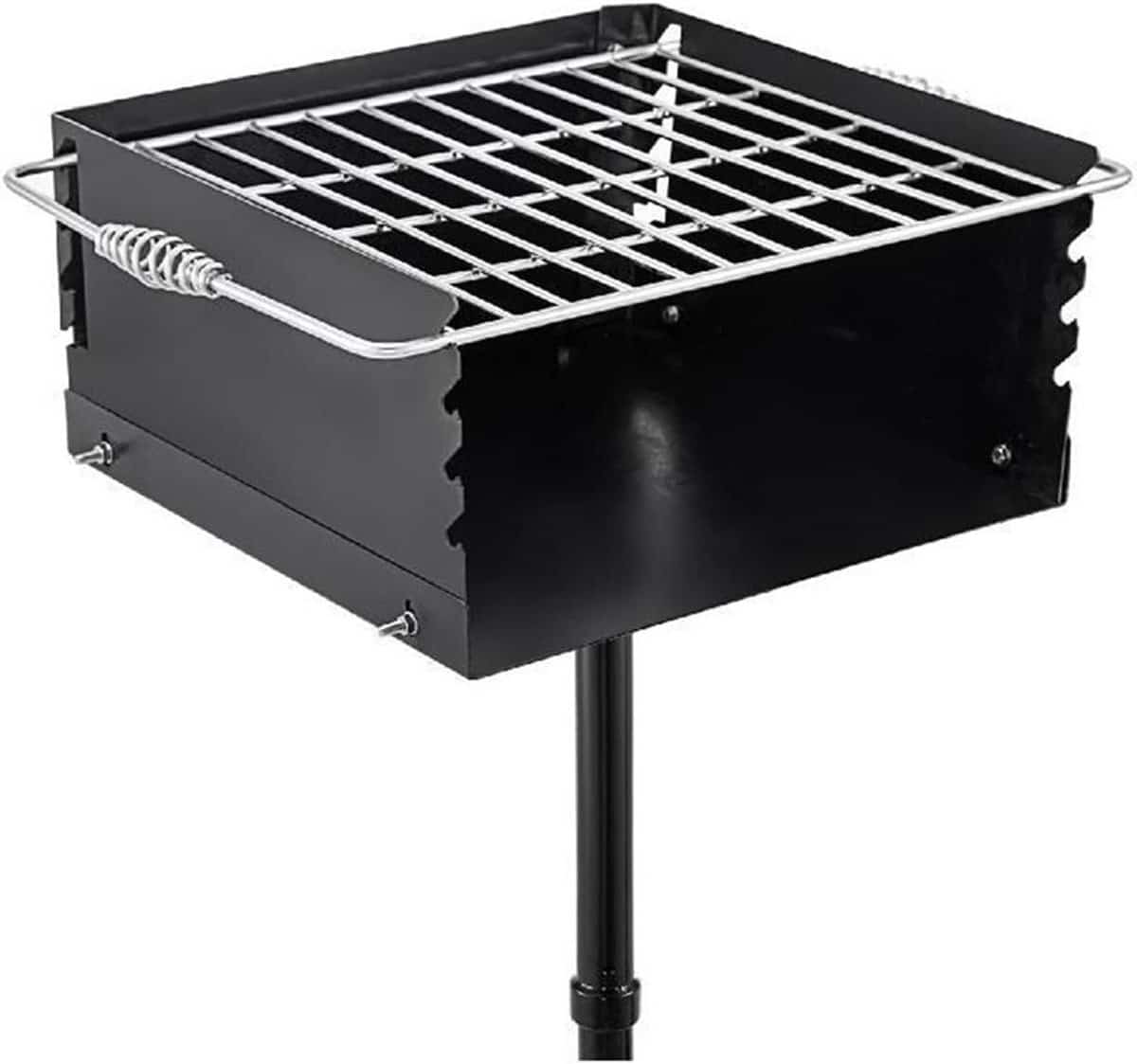 houtskool bbq grill koolstofvleesgrill buiten koken 360 graden