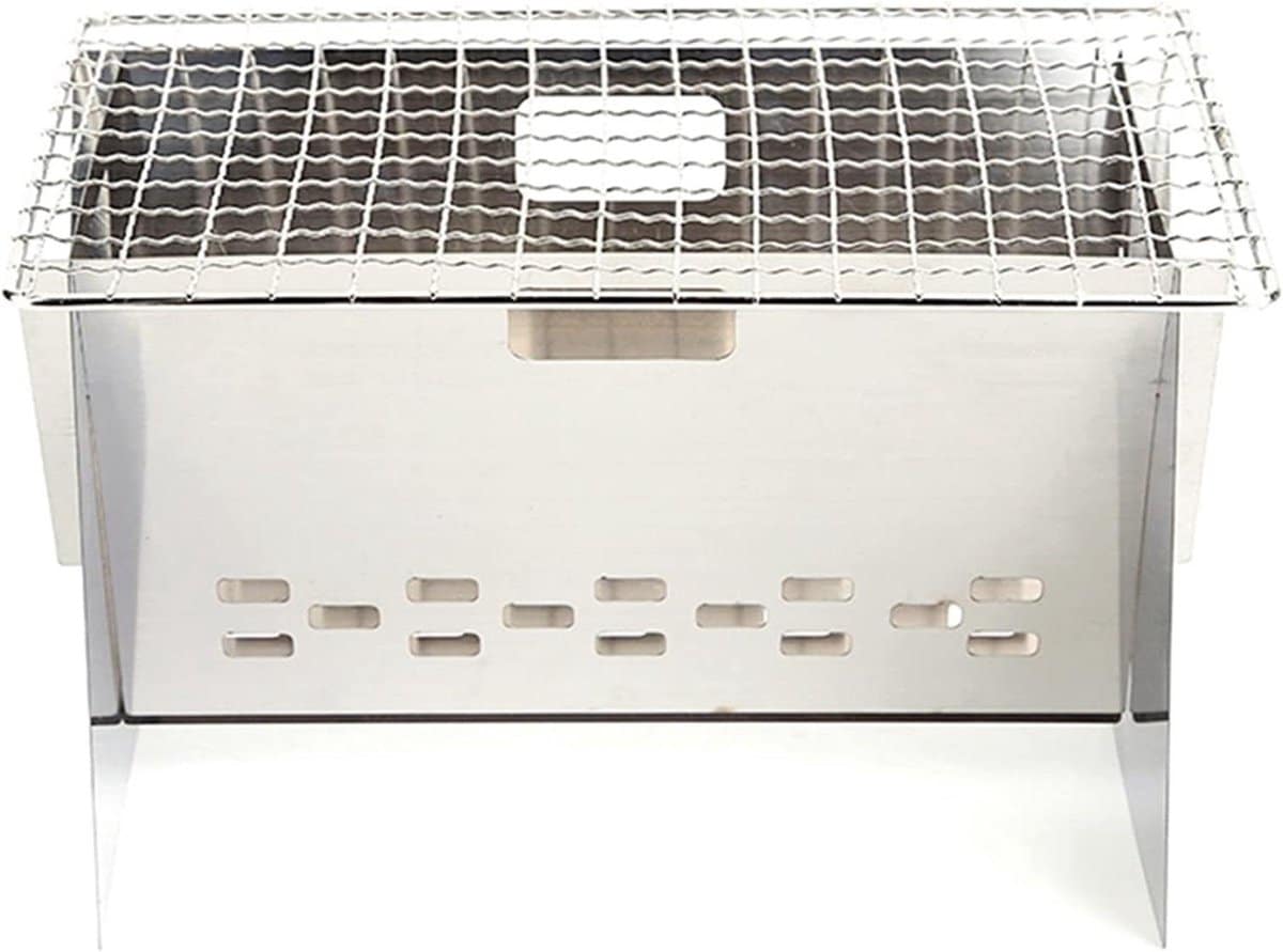 houtskool grill compact bbq buiten koken roestvrij