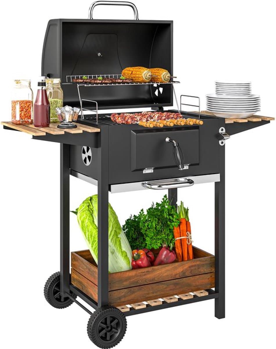 houtskoolbarbecue bbq barbecue smoker grill