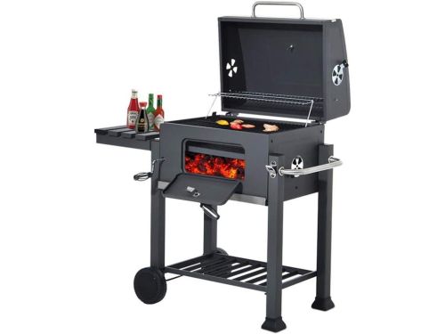 Houtskoolgrill - Opvouwbare BBQ - Buiten koken - Roestvrij staal