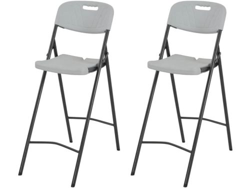 Inklapbare barstoelen - Barkrukken set - Buiten zitten - Weerbestendig