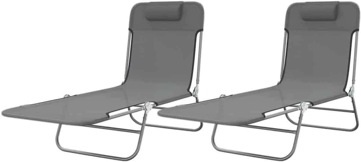 inklapbare ligstoel tuinstoel loungen buiten ontspannen verstelbare