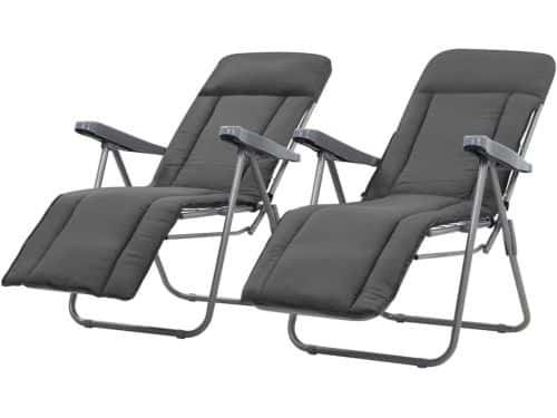 Inklapbare relaxstoelen - Tuinstoelen loungen - Buiten ontspannen - 5-voudig