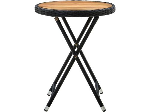 Inklapbare tuintafel - Bijzettafel terras - Buiten genieten - Massief