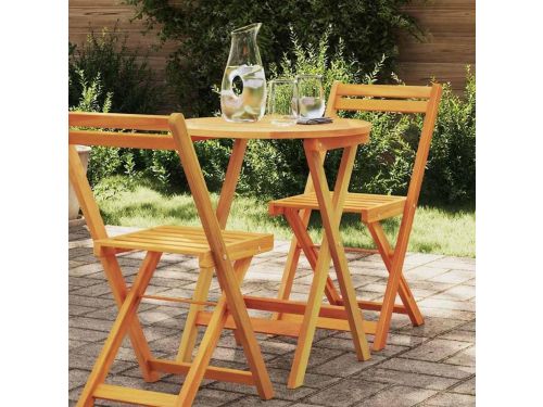 Inklapbare tuintafel - Houten bijzettafel - Buiten genieten - Massief