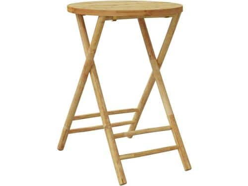 Inklapbare tuintafel - Ronde bijzettafel - Buiten genieten - Duurzaam
