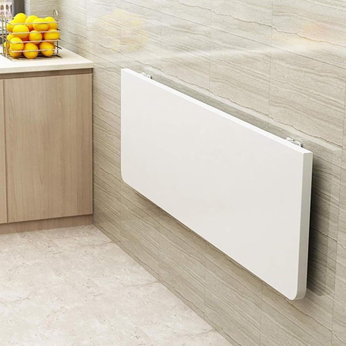 inklapbare wandtafel klaptafel keuken ruimte besparen verdikt