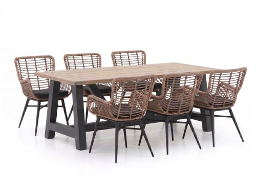 Intenso Asti/Bresimo 260cm dining tuinset 7-delig - Laagste prijsgarantie!