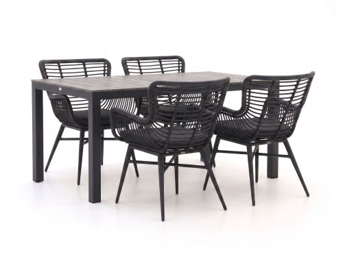 Intenso Asti/Fidenza 160cm dining tuinset 5-delig - Laagste prijsgarantie!