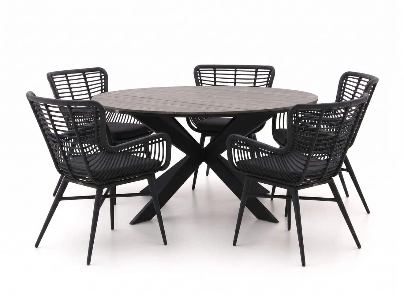 intenso asti/fidenza ø149cm dining tuinset 6 delig laagste prijsgarantie!