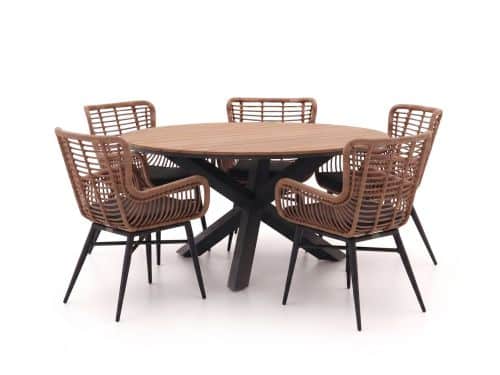 Intenso Asti/Fidenza ø149cm dining tuinset 6-delig - Laagste prijsgarantie!