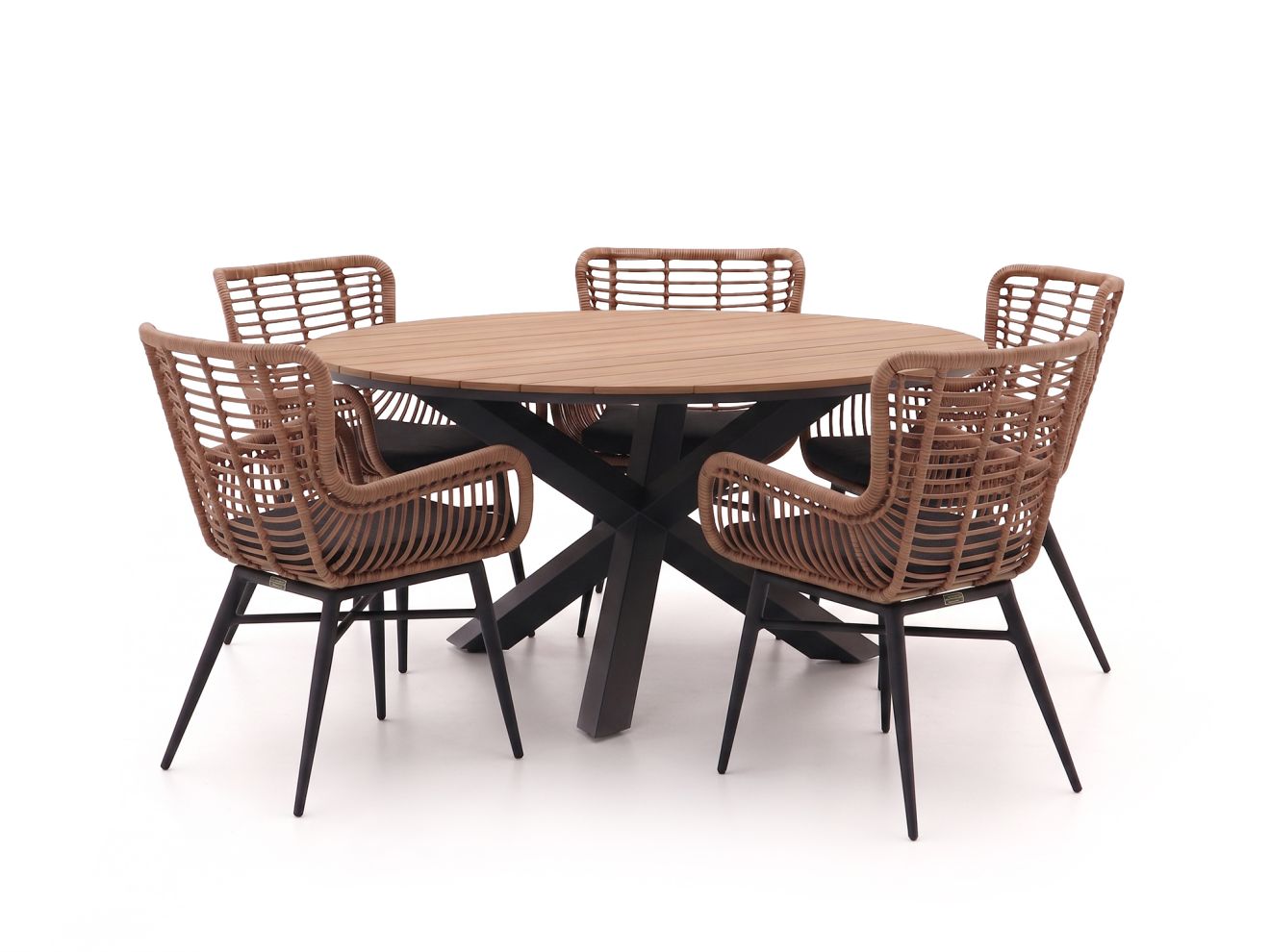 intenso asti/fidenza ø149cm dining tuinset 6 delig laagste prijsgarantie!