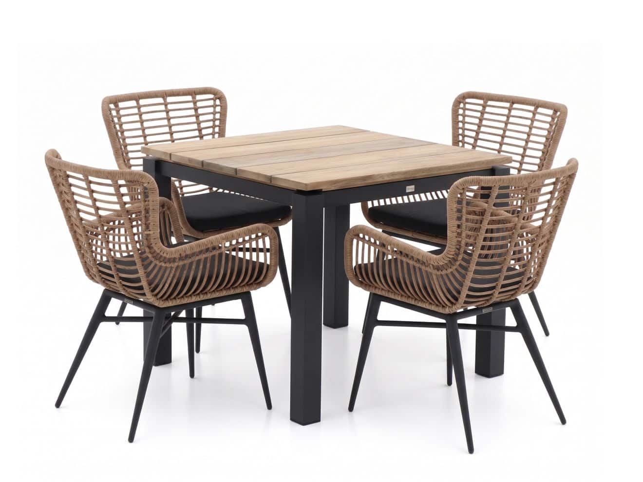 Intenso Asti/Lagundo 90cm dining tuinset 5-delig – Laagste prijsgarantie!