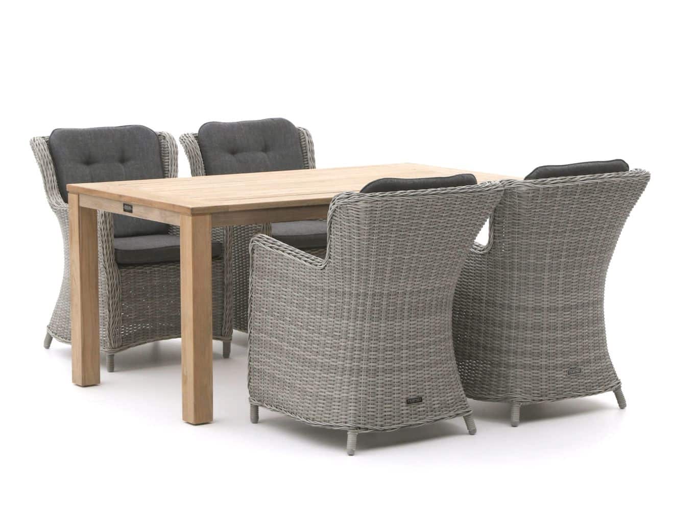 intenso milano/rough s 160cm dining tuinset 5 delig laagste prijsgarantie!