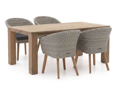 Intenso Tropea/ROUGH-X 180cm dining tuinset 5-delig - Laagste prijsgarantie!