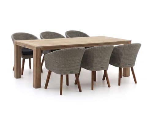 Intenso Tropea/ROUGH-X 240cm dining tuinset 7-delig - Laagste prijsgarantie!