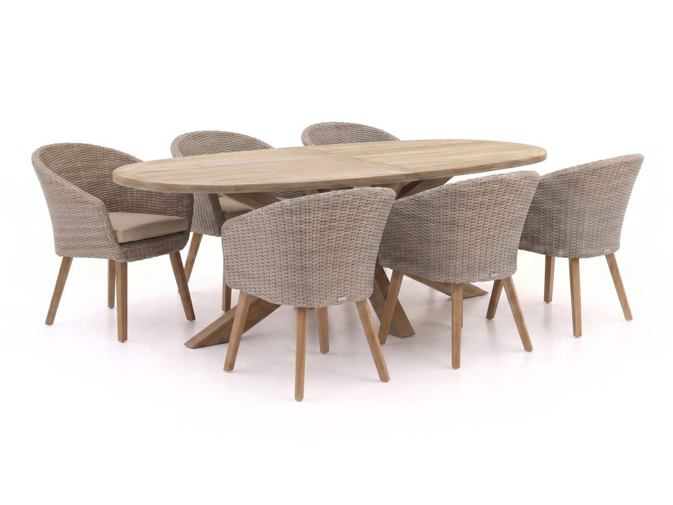intenso tropea/rough y ellips 240cm dining tuinset 7 delig laagste prijsgarantie!