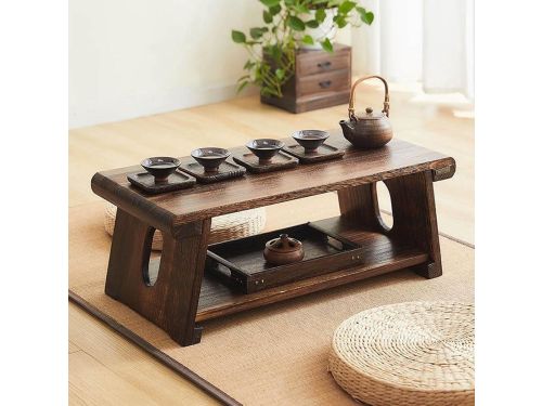 Japanse klaptafel - Vloerbureau meditatie - Ontspannen lezen - Opvouwbaar