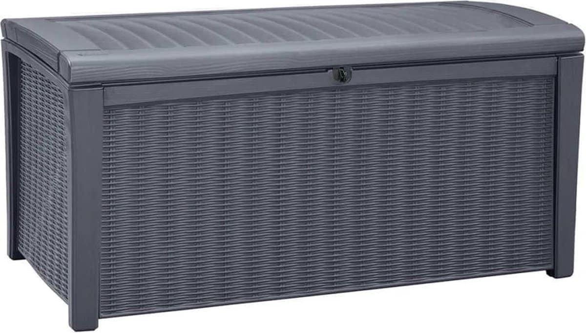 keter borneo opbergbox 416l 129,5x70x62,5cm grafiet