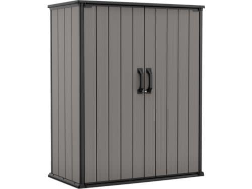 Keter Premier Tall Opbergkast - 139,5x77x170cm - Grijs