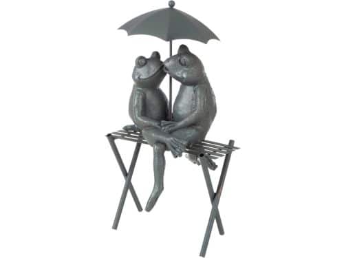 Kikker paar beeldje - Romantische decoratie - Tuin decoreren