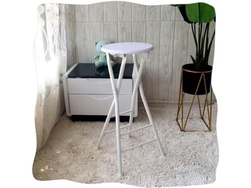 Klapstoel Hout - Barstoel Rond - Keuken Gebruik - Met