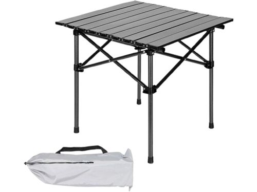 Klaptafel Aluminium - Opvouwbare Tafel - Buitenactiviteiten - Stevige Driehoekige