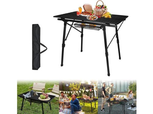 Klaptafel Aluminium - Vouwtafel Picnic - Buitenactiviteiten Genieten - In