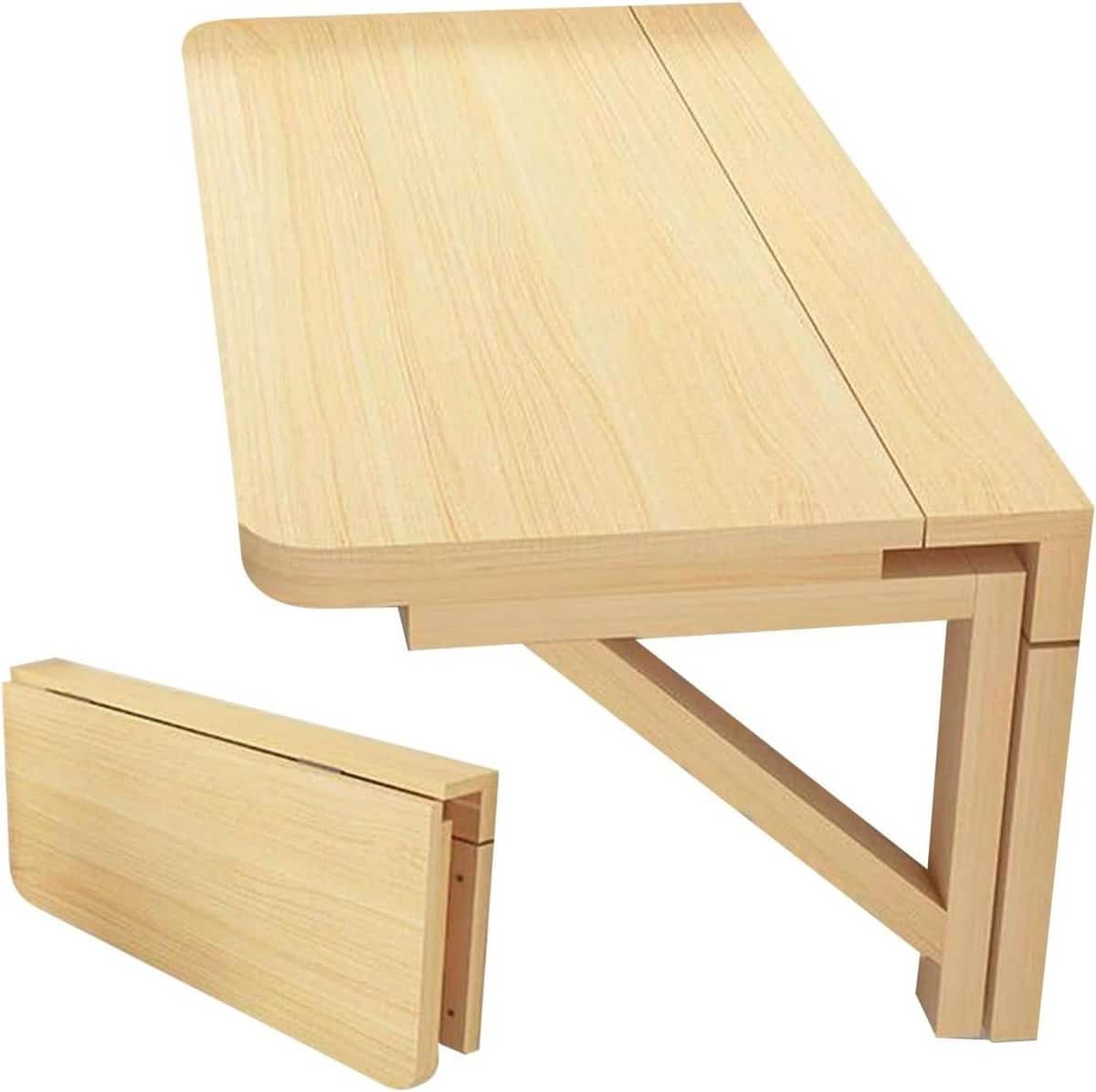 klaptafel balkon wandtafel opklapbaar ruimte besparen massief