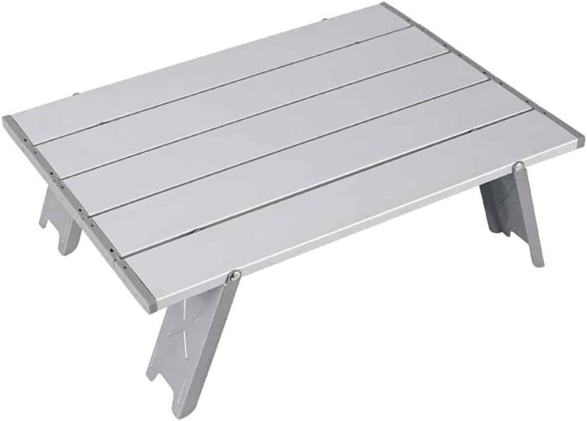 klaptafel bijzettafel buitenactiviteiten lichtgewicht aluminium 41×29
