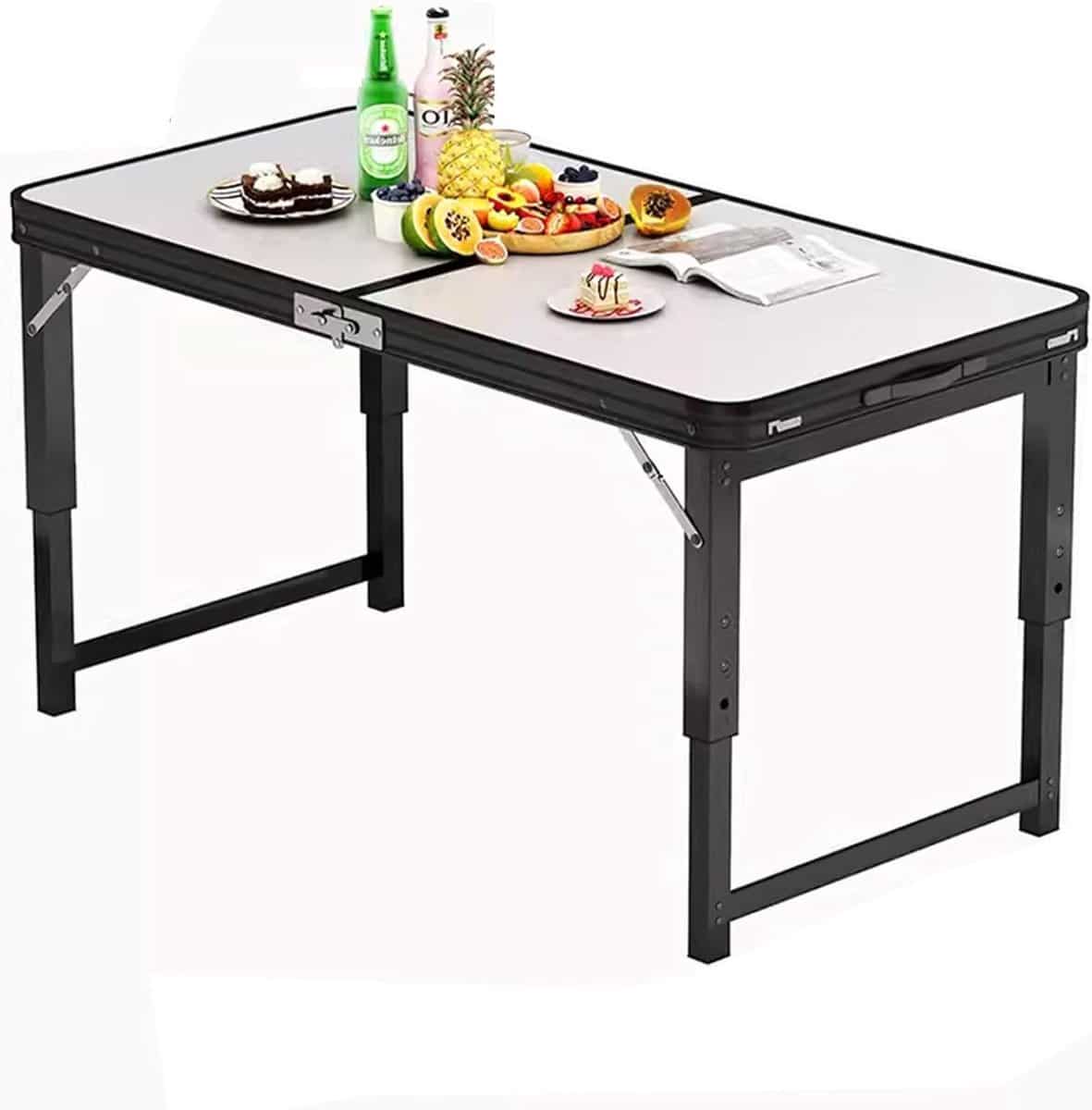 klaptafel buiten draagbare tafel kamperen en picknicken