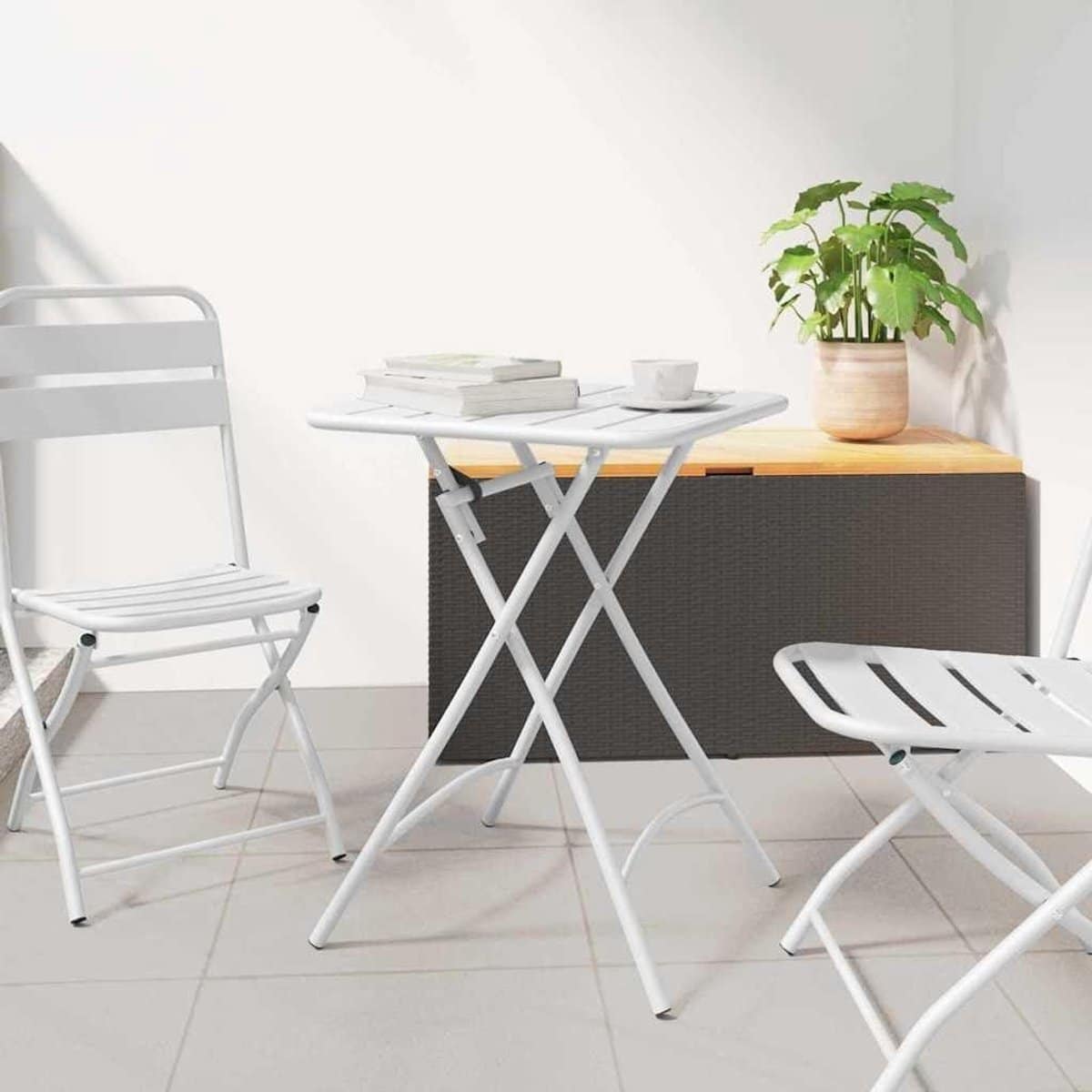 klaptafel buitenmeubel genieten buiten weerbestendig staal