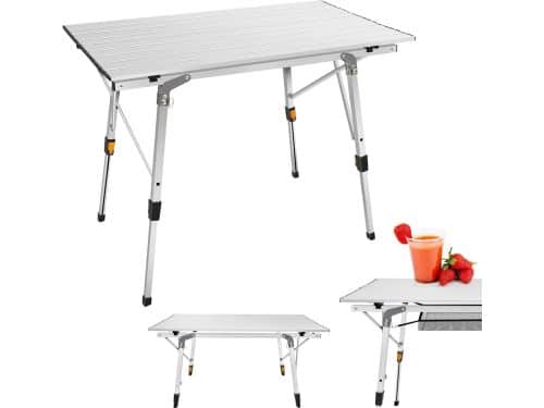 Klaptafel - Draagbare tafel - Outdoor activiteiten - In hoogte