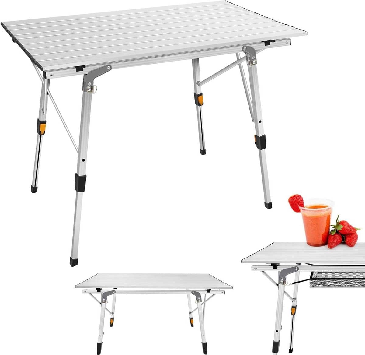klaptafel draagbare tafel outdoor activiteiten in hoogte