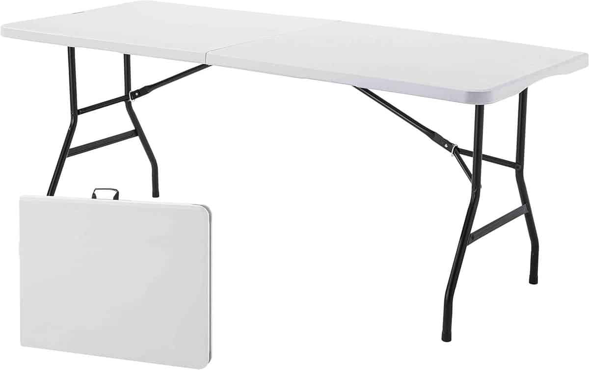 klaptafel feesttafel picknicktafel buitenfeest organiseren stabiel zelfborgend