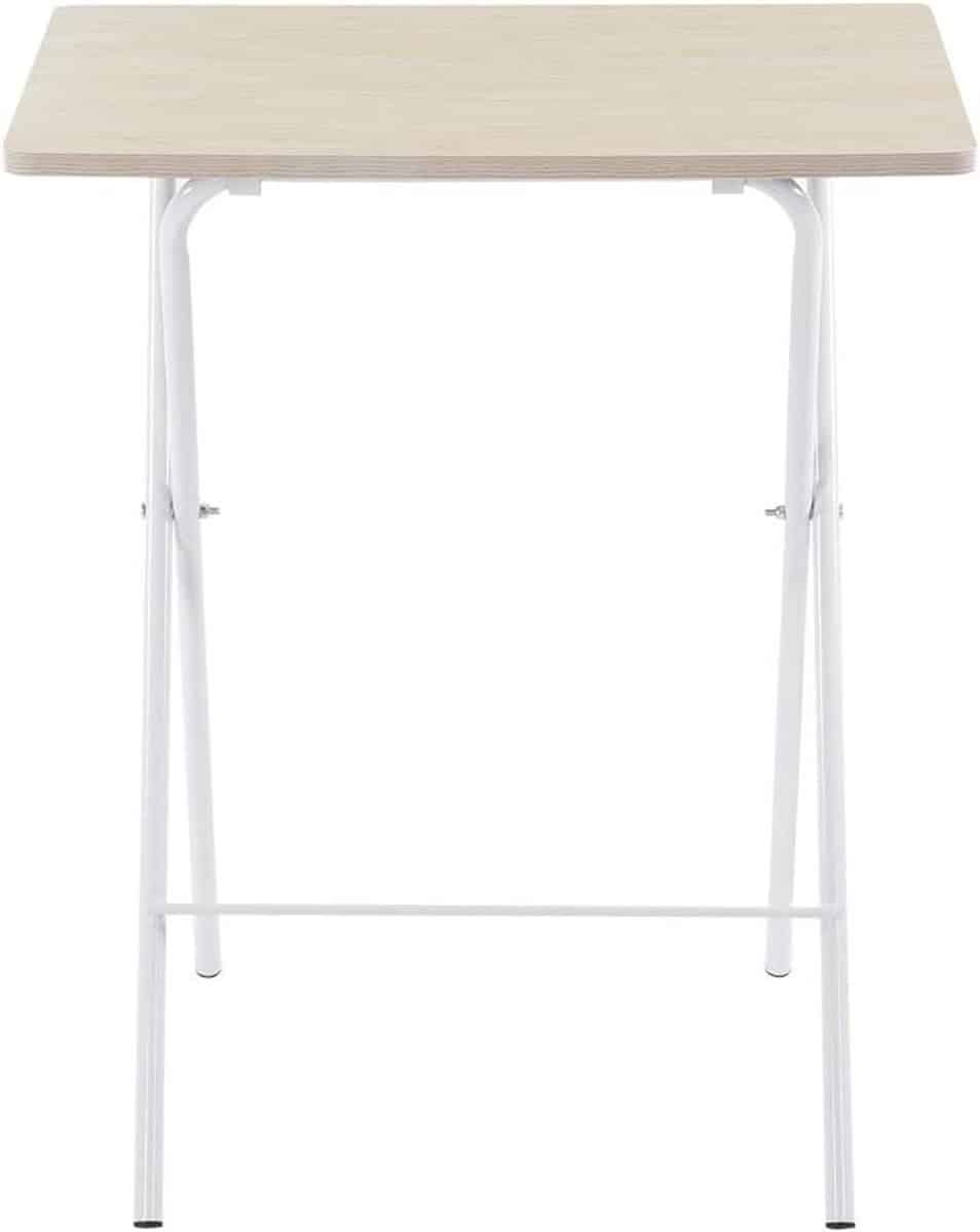 klaptafel functionele bijzettafel ruimtebesparend werken stevig koolstofstaal