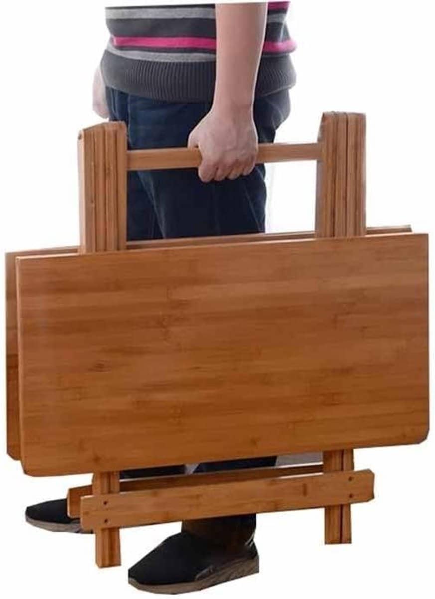 klaptafel hout buitentafel buiten zitten geen montage