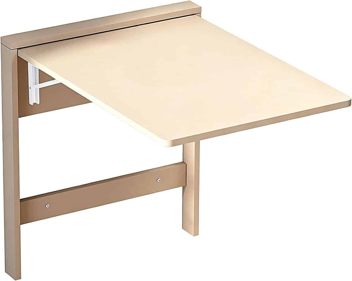 klaptafel hout wandbureau opvouwbaar ruimte besparen draagvermogen