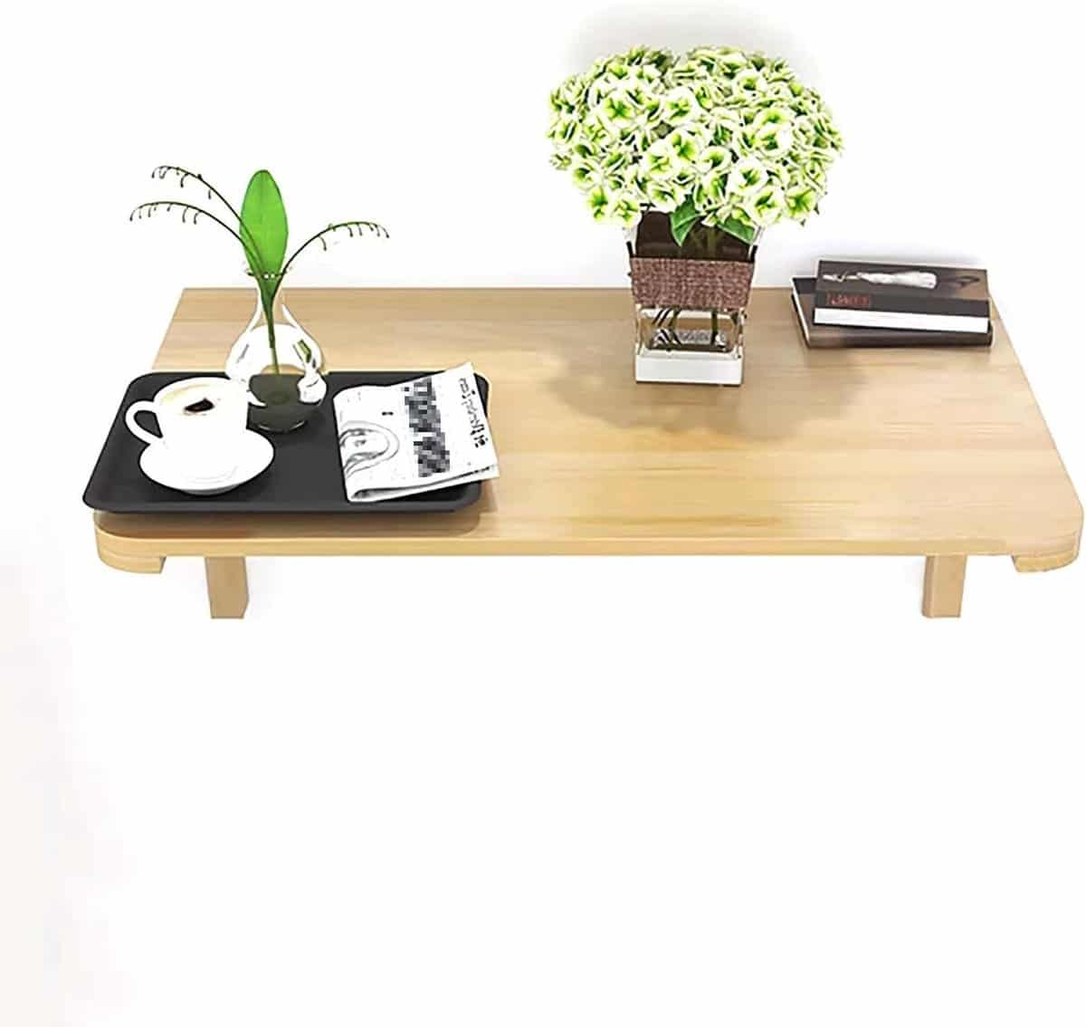 klaptafel massief hout wandtafel opvouwbaar ruimte besparen