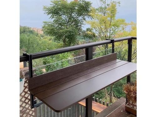 Klaptafel met leuningen - Balkontafel - Buiten Zitten - Weerbestendig