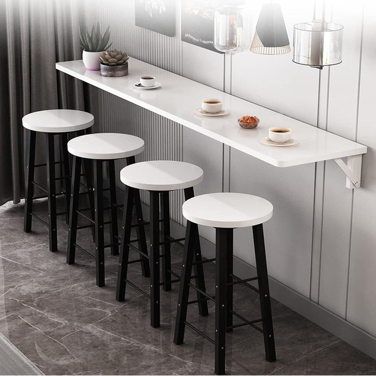 klaptafel muurbevestiging opvouwbare tafel ruimte besparen inklapbaar