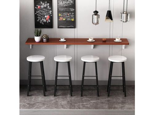 Klaptafel Muurbevestiging - Opvouwbare Tafel - Ruimtebesparend Werken - Inklapbaar