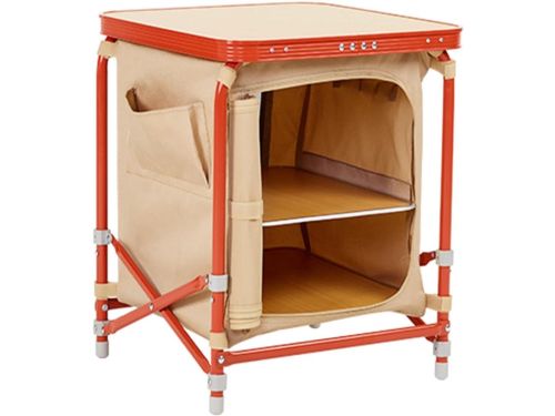 Klaptafel Opbergkast - Kampeertafel - Buiten koken - Meerlaags ontwerp