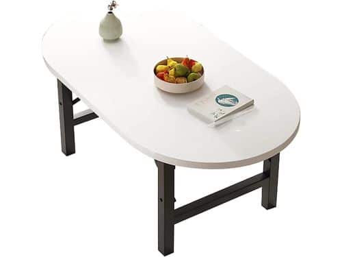Klaptafel Ovaal - Eettafel Vrijetijdstafel - Ruimte Besparen - Sterk