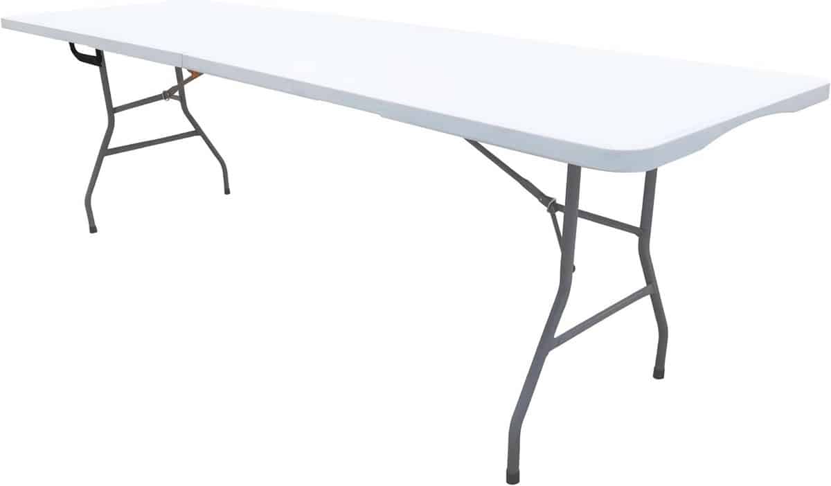 klaptafel rechthoekig feesttafel picknicktafel buiten eten stalen