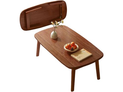 Klaptafel Rechthoekig - Lage bijzettafel - Ruimtebesparend werken - Geen