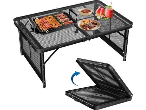 Klaptafel - Reistafel - Kamperen en buiten - In hoogte